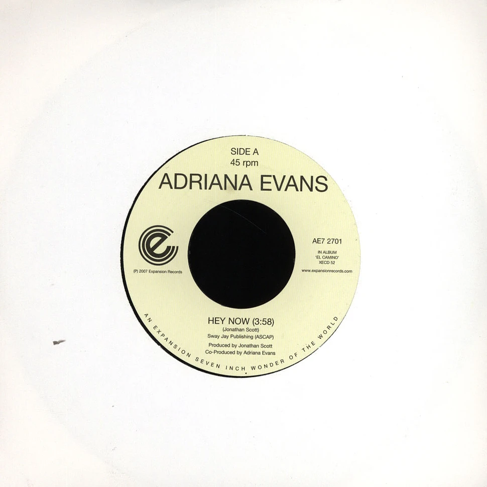 Adriana Evans - Hey Now / Undercover