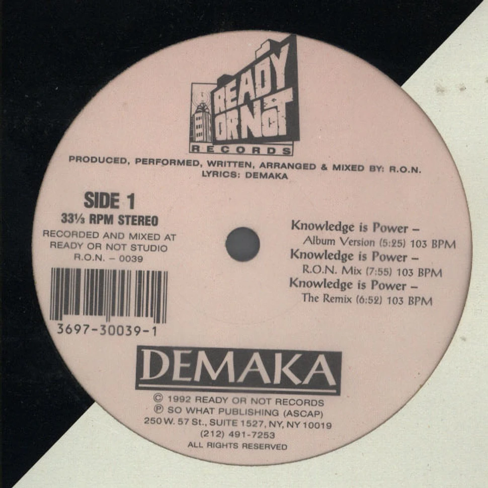 Demaka - Knowledge Is Power
