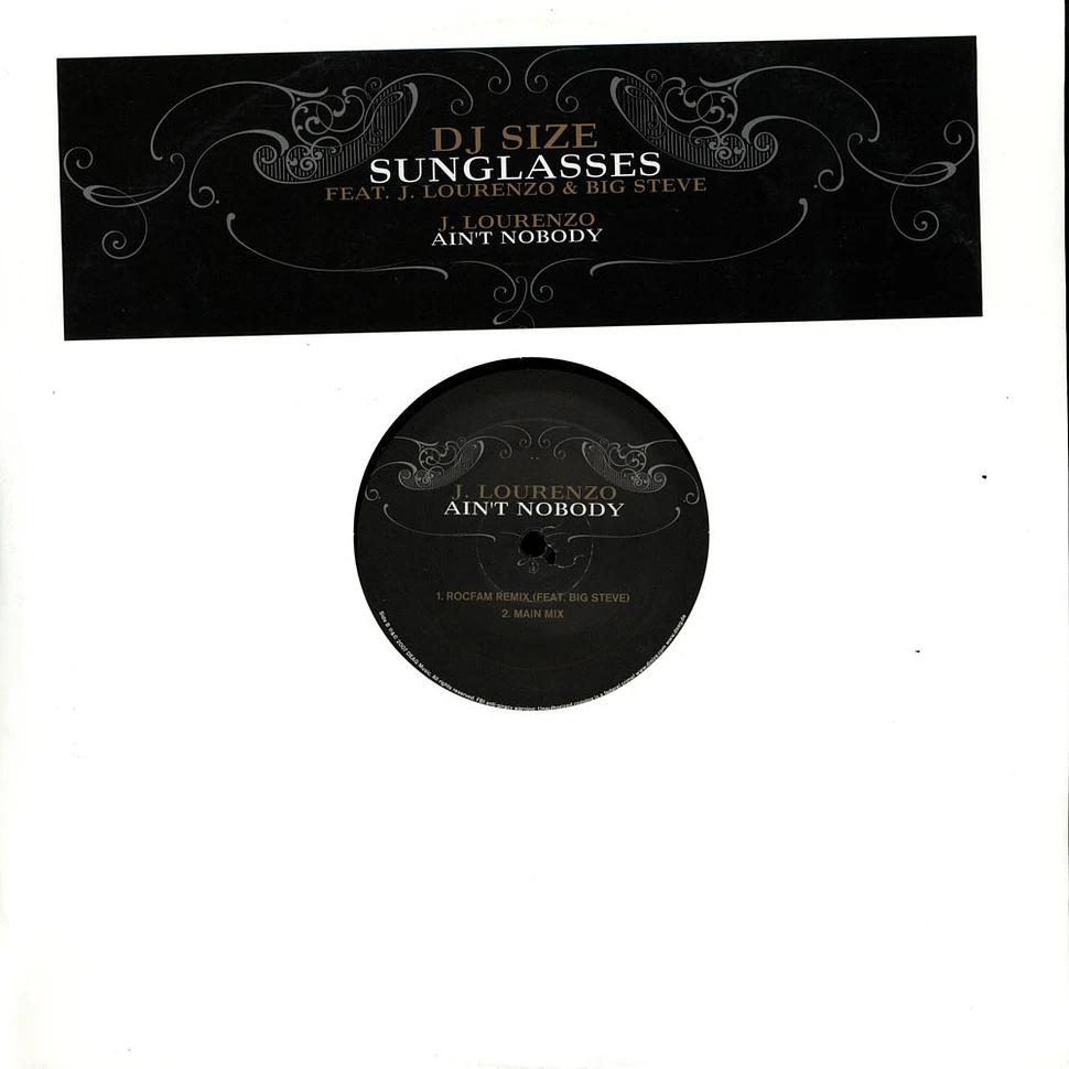 DJ Size - Sunglasses feat. J. Lourenzo & Big Steve