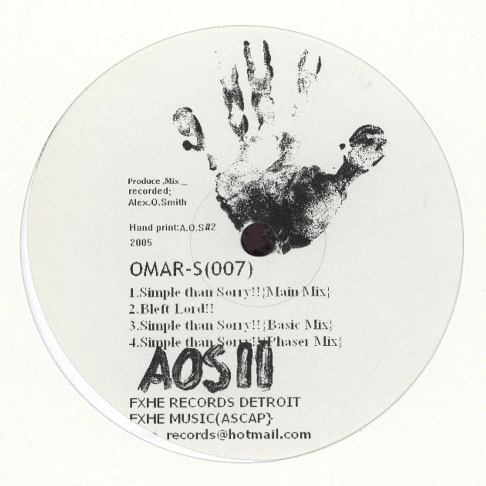 Omar S - 007 EP