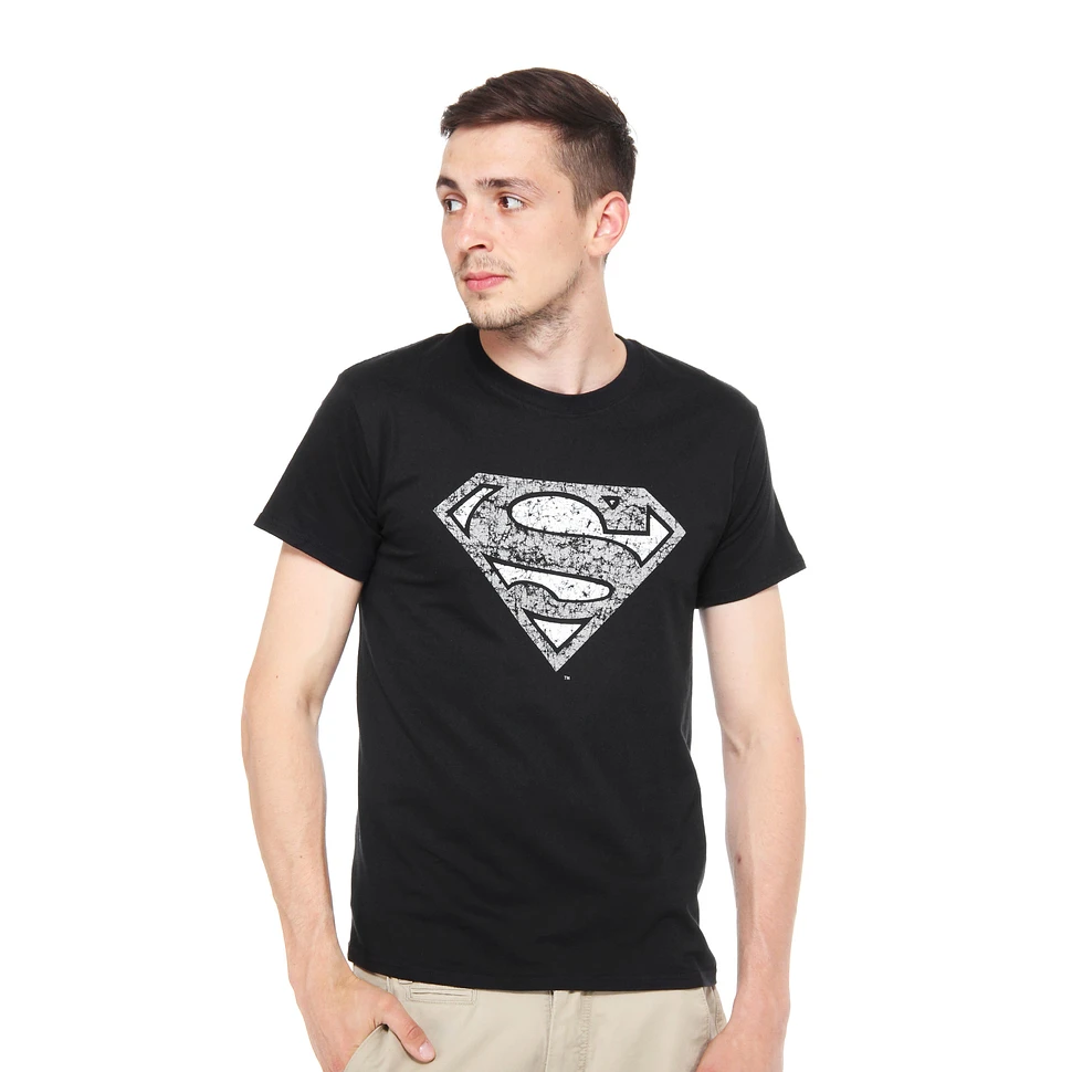 DMC x DC Comics - Distressed Superman Logo T-Shirt