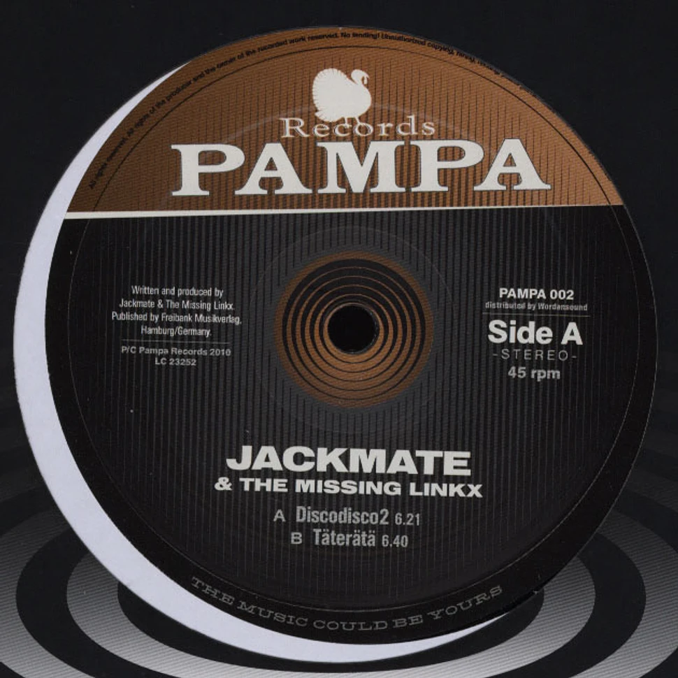 Jackmate & The Missing Linkx - Discodisco 2