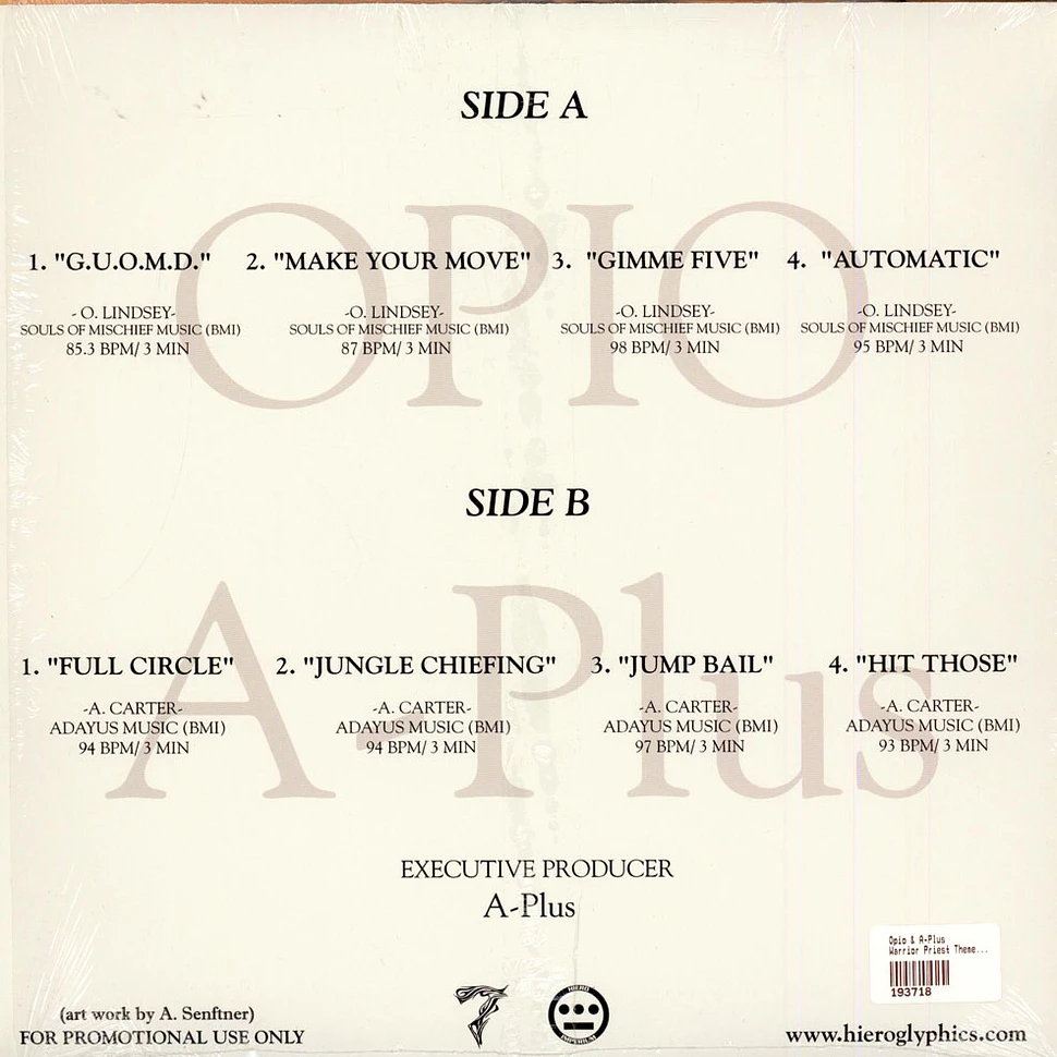 Opio / A-Plus - Warrior Priest Theme Music (Instrumentals Volume 1)