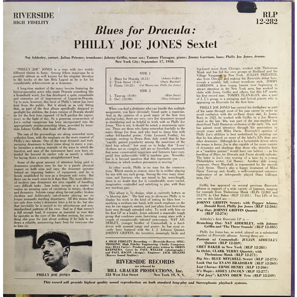 Philly Joe Jones Sextet - Blues For Dracula