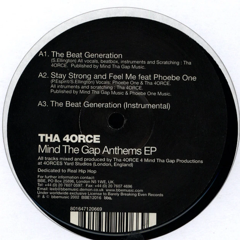 Tha 4orce - Mind The Gap Anthems EP