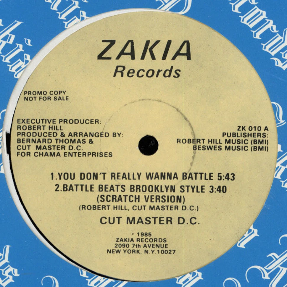 Cutmaster D.C. - You Don't Really Wanna Battle