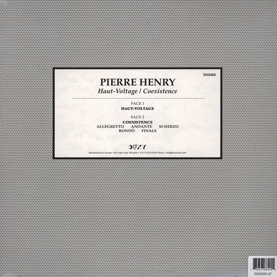 Pierre Henry - Haut-voltage/ Coexistence