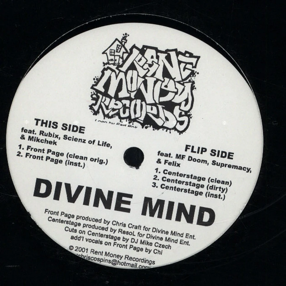 Divine Mind - Front Page / Center Stage