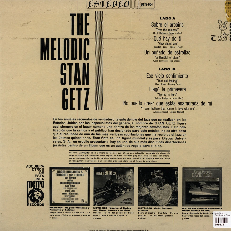 Stan Getz - The Melodic Stan Getz