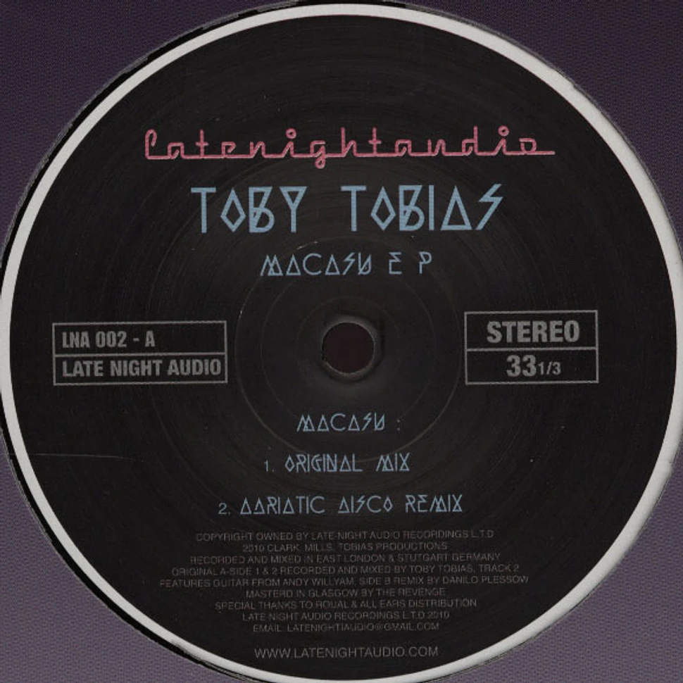 Toby Tobias - Macasu EP incl. MCDE Remix