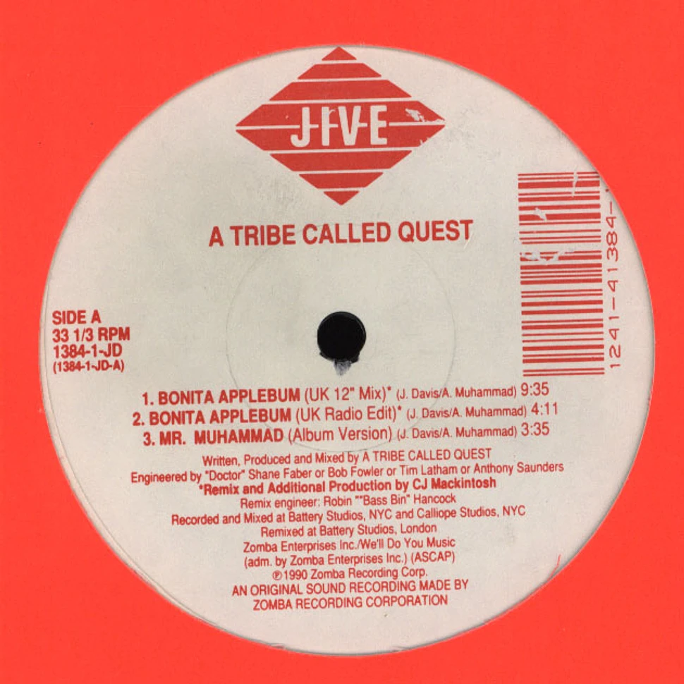 A Tribe Called Quest - Bonita Applebum (UK Mix)
