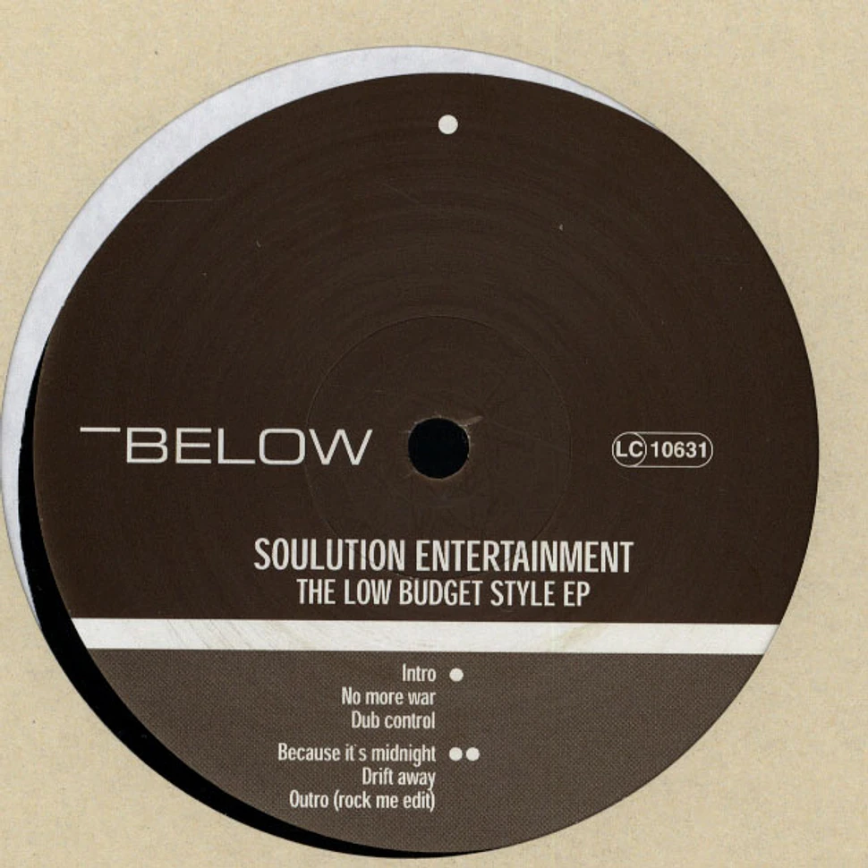 Solution Entertaiment - The Low Budget Style EP