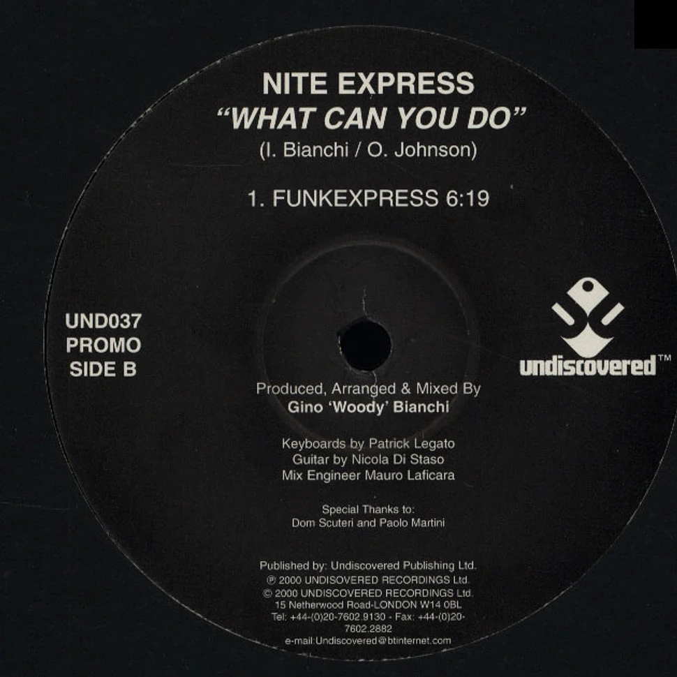 Nite Express - What Can You Do
