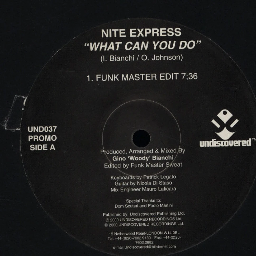 Nite Express - What Can You Do