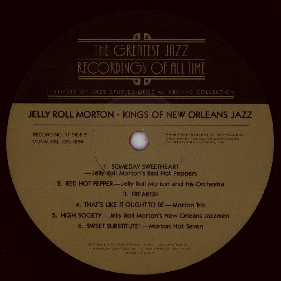 V.A. - The Greatest Jazz Recordings Of All Time - Kings Of New Orleans Jazz