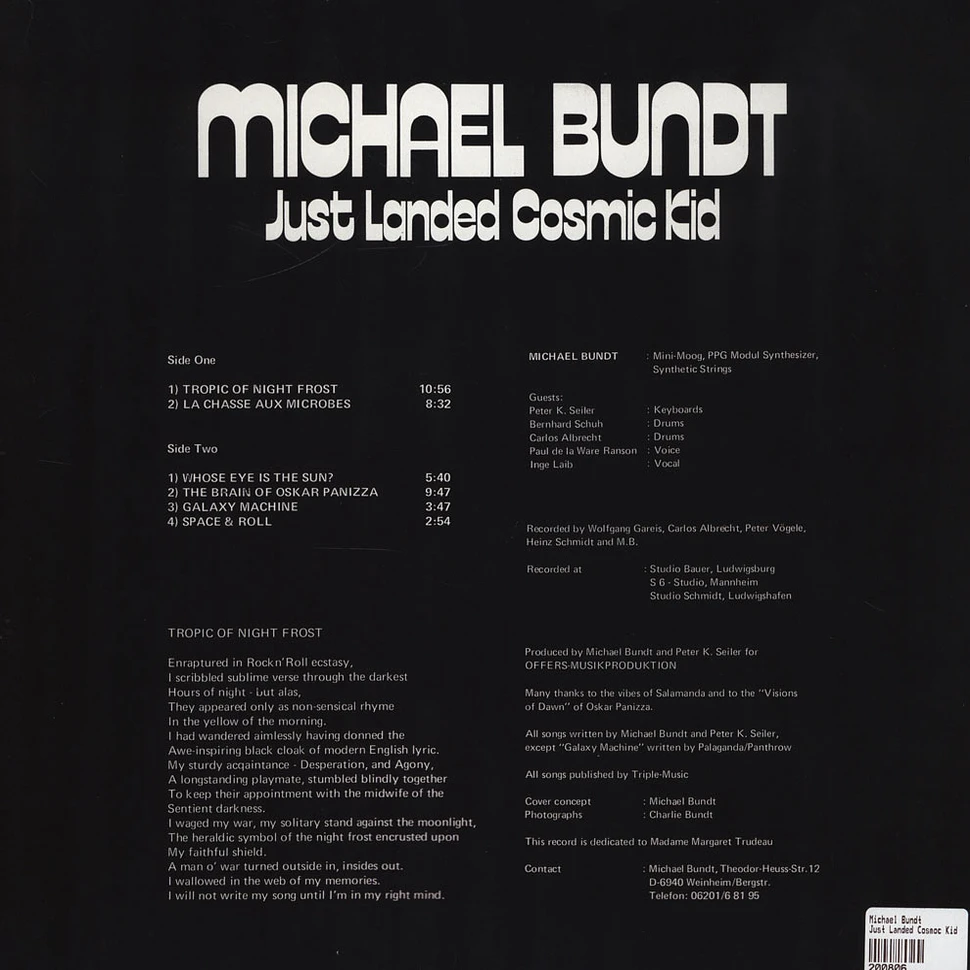 Michael Bundt - Just Landed Cosmic Kid