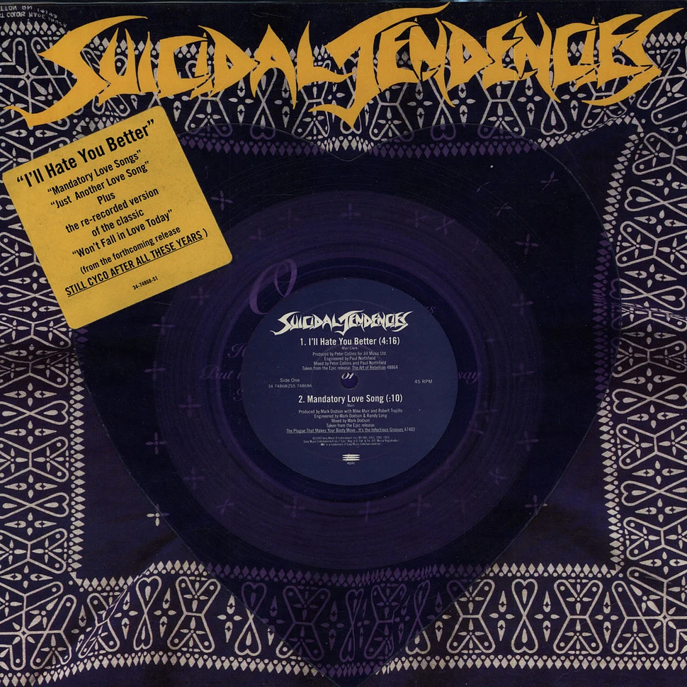 Suicidal Tendencies - I'll Hate You Better