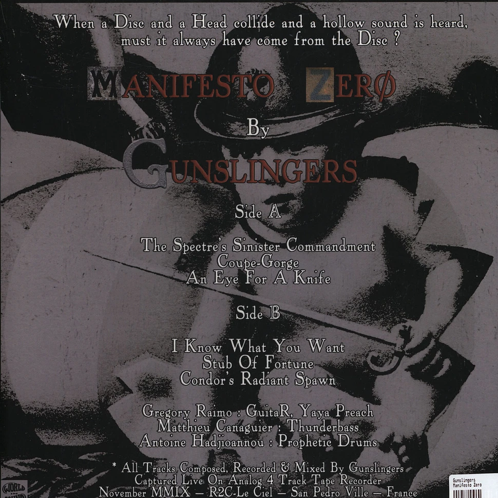 Gunslingers - Manifesto Zero