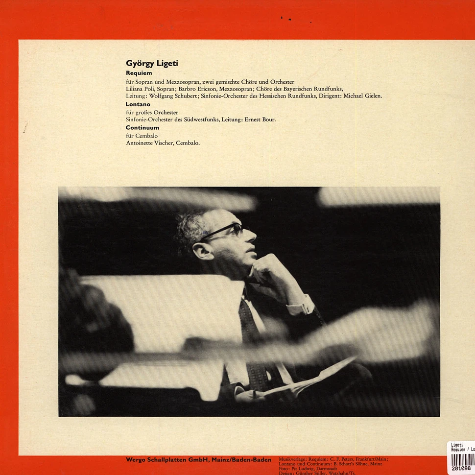 György Ligeti - Requiem / Lontano / Continuum