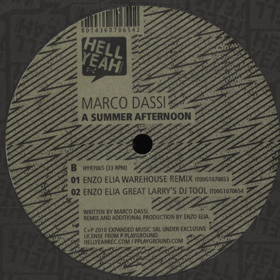 Marco Dassi - A Summer Afternoon EP