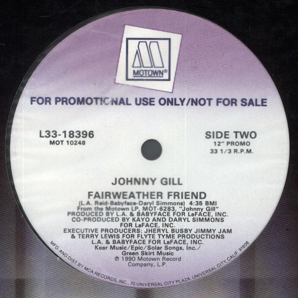 Johnny Gill - Fairweather Friend