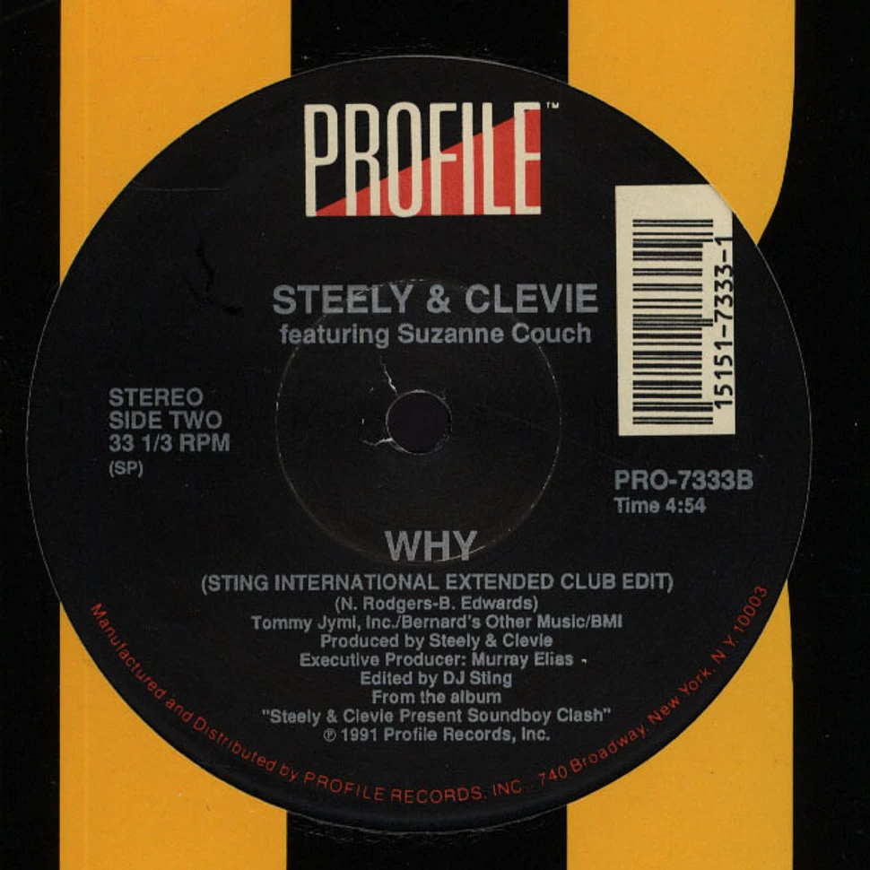 Steely & Clevie - Why feat. Suzanne Couch