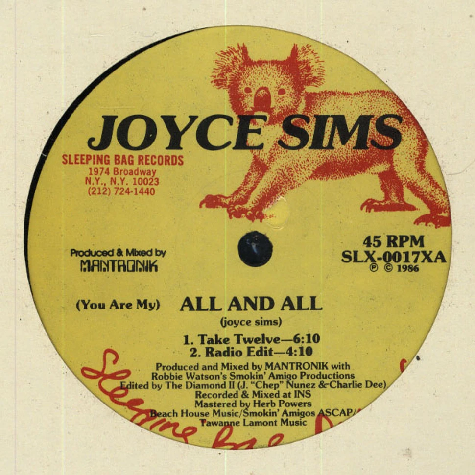 Joyce Sims - All and all