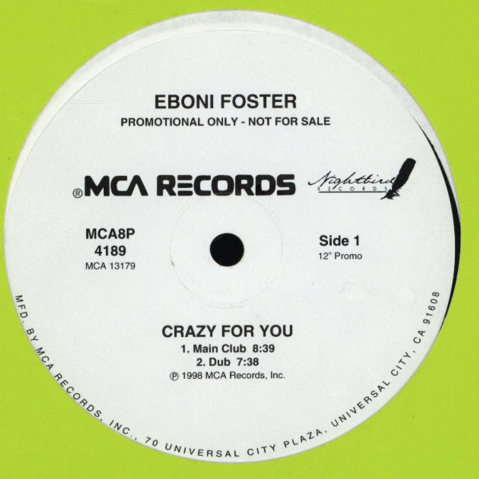 Eboni Foster - Crazy For You