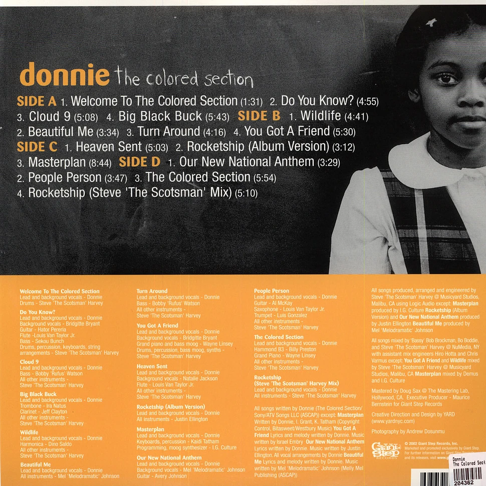 Donnie - The Colored Section