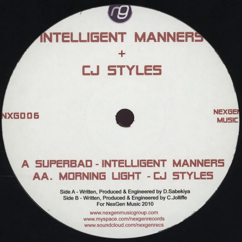 Intelligent Manners / CJ Styles - Superbad / Morning Light