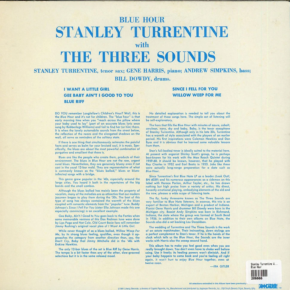 Stanley Turrentine With The Three Sounds - Blue Hour