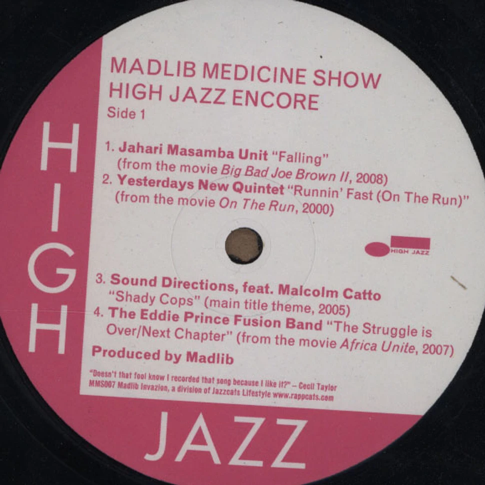 Madlib - Medicine Show Volume 7 - High Jazz Deluxe Edition - Vinyl