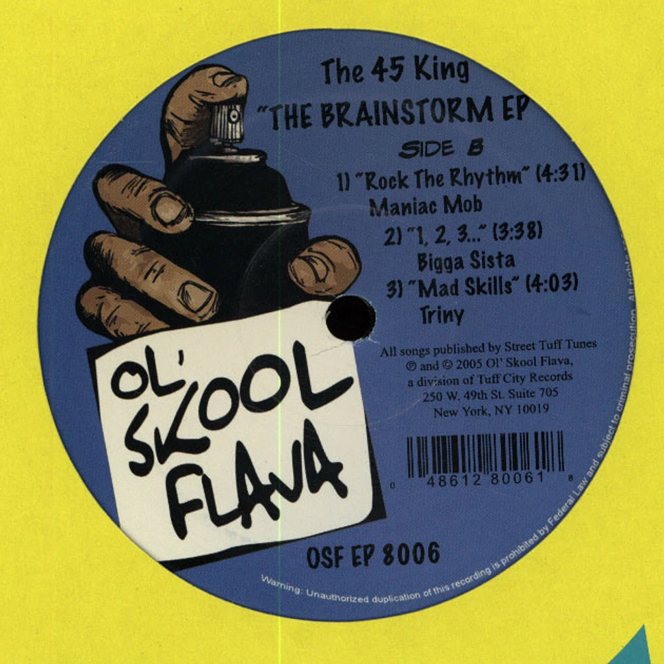 The 45 King - The Brainstorm EP - Vinyl 12