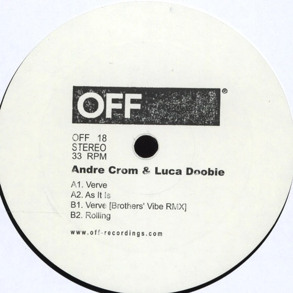Andre Crom & Luca Doobie - Verve EP
