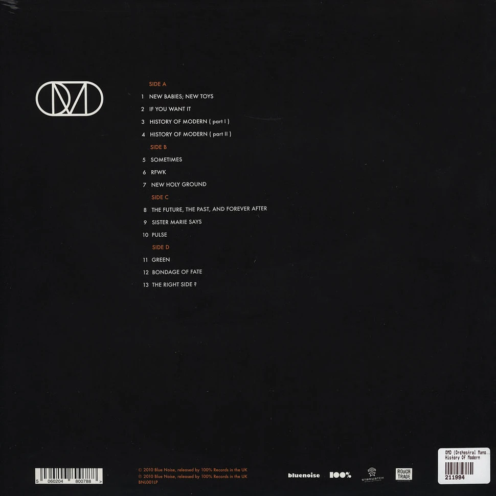 OMD (Orchestral Manoeuvres In The Dark) - History Of Modern