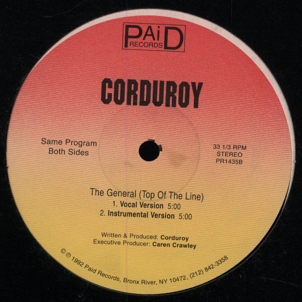 Corduroy - The General (Top Of The Line)