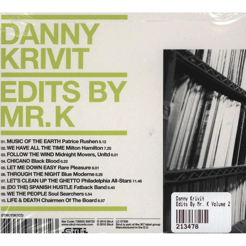 Danny Krivit - Edits By Mr. K Volume 2