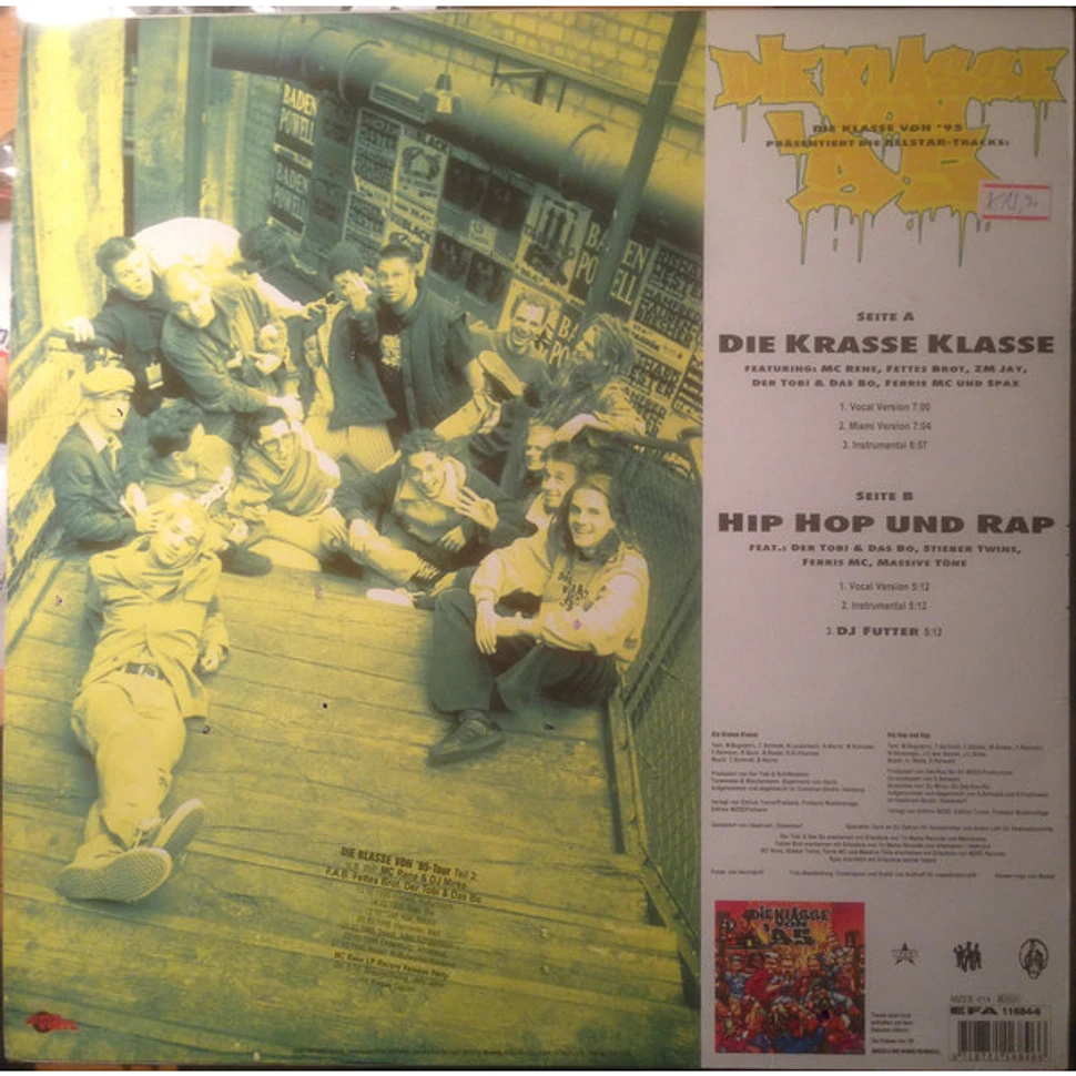 Die Klasse Von '95 - Die Krasse Klasse / Hip Hop Und Rap