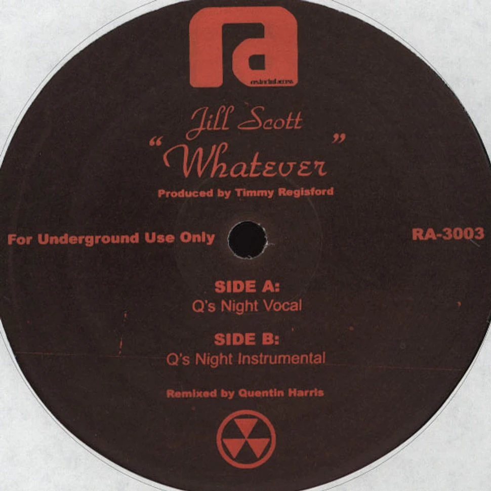 Jill Scott - Whatever Quentin Harris Remix