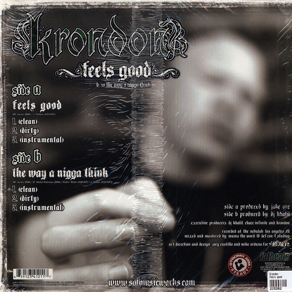 Krondon - Feels Good / The Way A Nigga Think