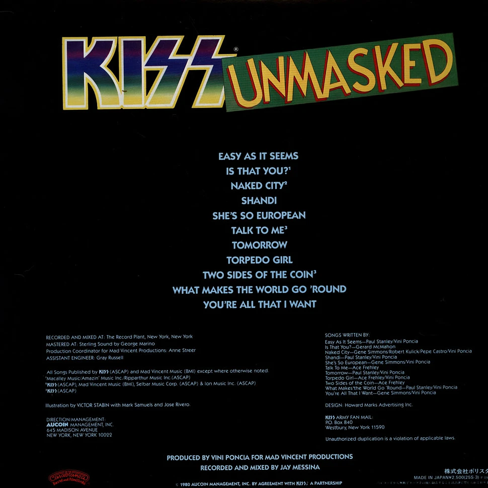 Kiss - Unmasked