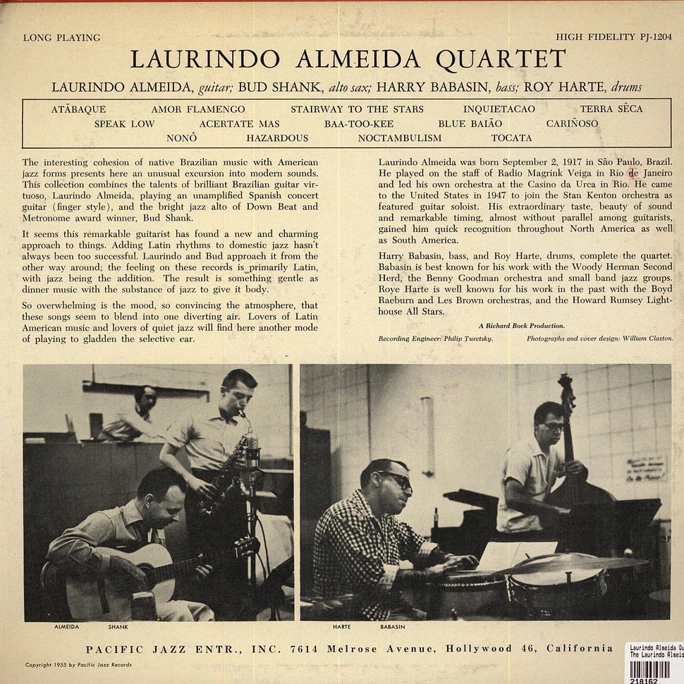 The Laurindo Almeida Quartet - The Laurindo Almeida Quartet