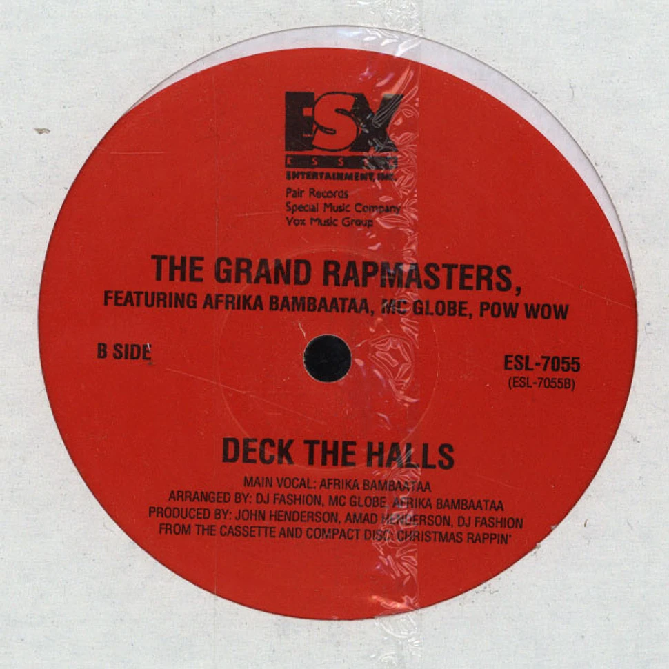 The Grand Rapmasters Featuring Afrika Bambaataa, MC G.L.O.B.E. & Pow Wow - Jingle Bells / Deck The Halls
