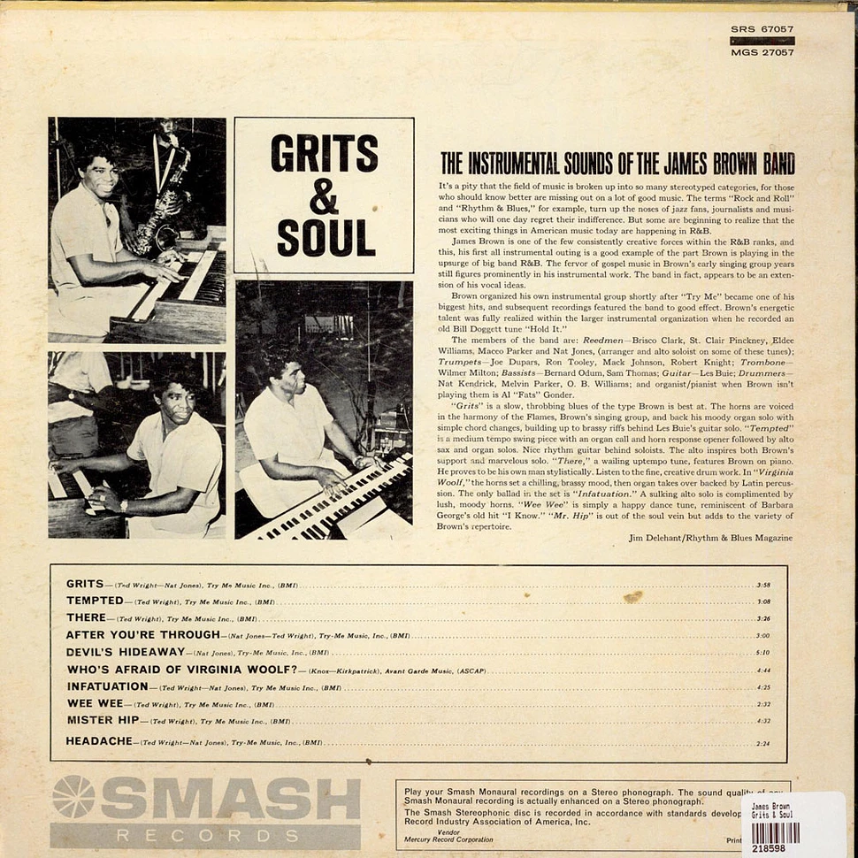 James Brown - Grits & Soul