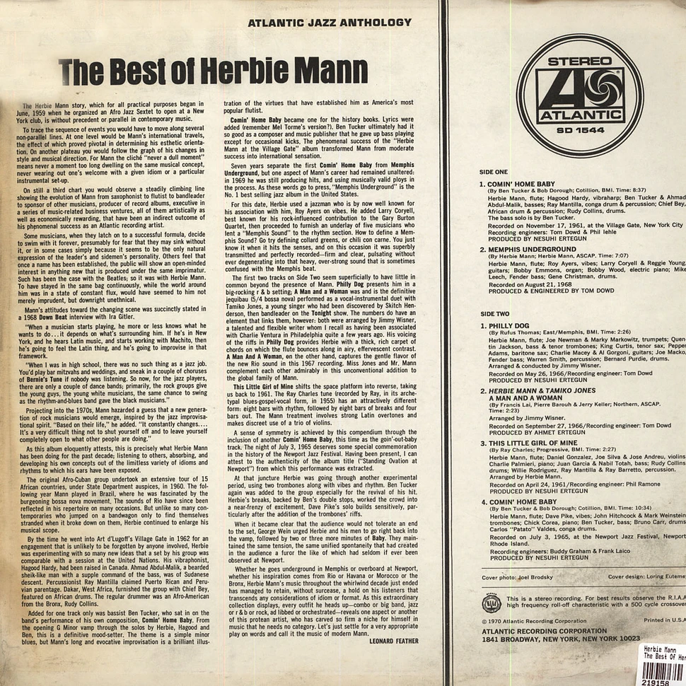 Herbie Mann - The Best Of Herbie Mann