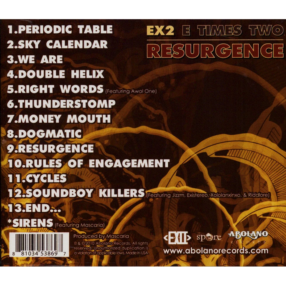 Ex2 (E Times 2) - Resurgence