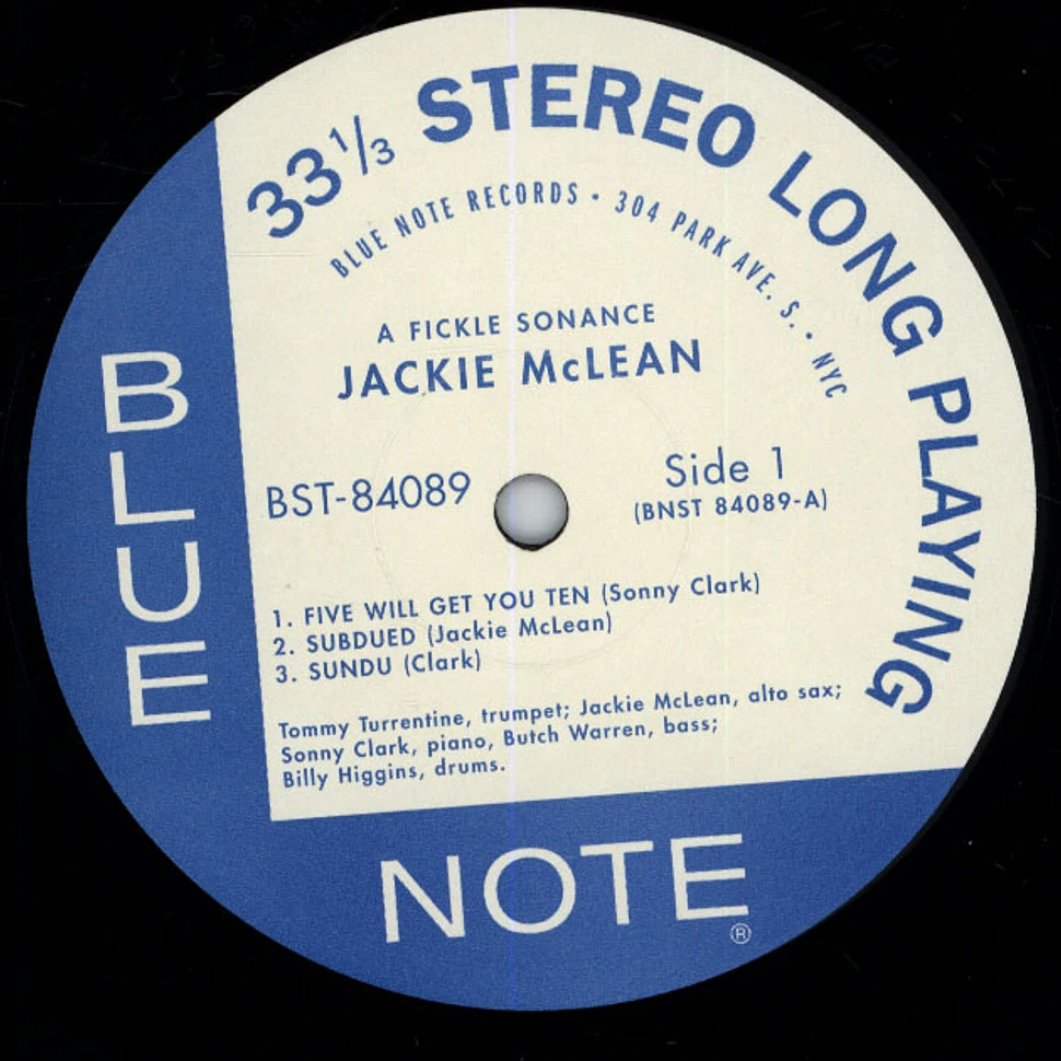 Jackie McLean - A Fickle Sonance