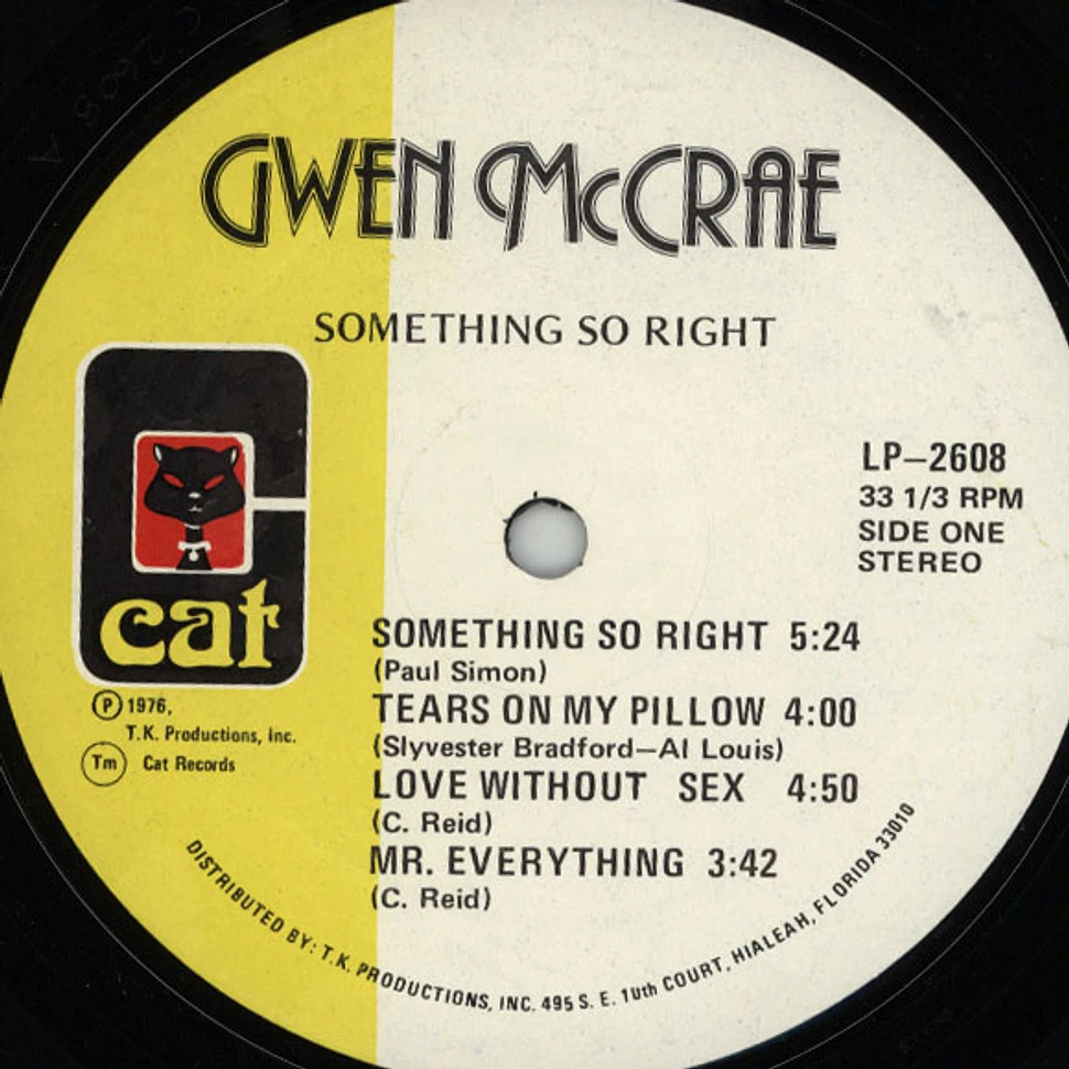 Gwen McCrae - Something So Right