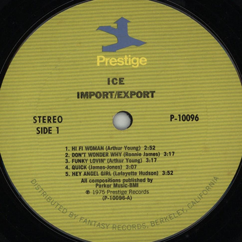 Ice - Import / Export