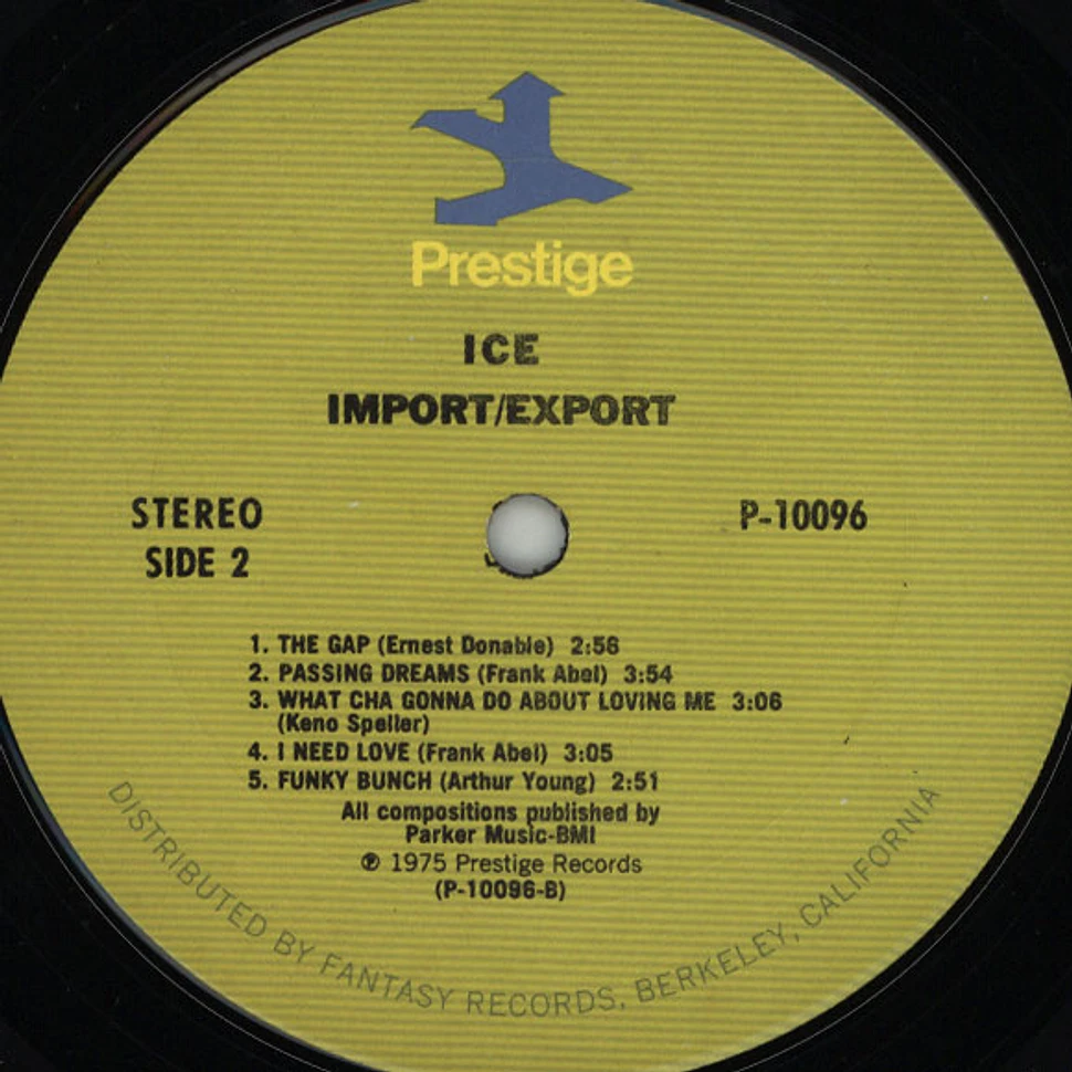 Ice - Import / Export